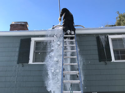 Snow Removal from Gutters